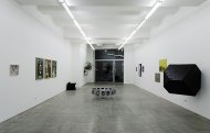 Demolition, Franz Amann, Yael Bartana, Monica Bonvicini, Sam Durant, Mark Hosking, Karl Kraus, Daniel Megerle, Nick Oberthaler, Hendrik Krawen, Olaf Nicolai, Constanze Ruhm, Hans Schabus, Misha Stroj, Installation Shot, Kerstin Engholm gallery, 2006/2007