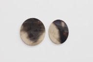 Katarina Loefstroem, P.O.V. #35 (Soft Gaze), 2015, UV-Print on wood, original, Ø 33 cm