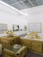 Hans Schabus, Alles muss in Flammen stehen, 2005, Installation Shot, Kerstin Engholm Galerie, Wien 