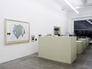 Hans Schabus, Alles muss in Flammen stehen, 2005, Installation Shot, Kerstin Engholm Galerie, Wien 