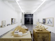 Hans Schabus, Alles muss in Flammen stehen, 2005, Installation Shot, Kerstin Engholm Galerie, Wien 