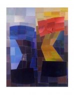 Alex Lawler, Zwei Motive (after Freundlich), 2014, Collage using Artforum pages, 36 cm x 33 cm