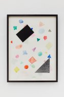 Marita Fraser, O.T., 2015, collage, metal leaf, gouache on paper, 61,5 x 48 cm