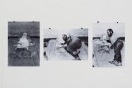 Paulo Bruscky, O eu comigo, 1978, Inkjet print on paper, 3 parts: 2 parts 70 x 50 cm, 1 part 50 x 70 cm

