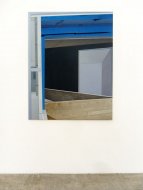 Dominik Louda, o.T., 2014, Öl und Gouache auf Leinwand, 140 x 110 cm