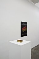 Sardinenbüchse (installation shot), 2010, sardine can, 10,5 x 6 x 2,7 cm, edition: 36 + 3 e.a., € 360