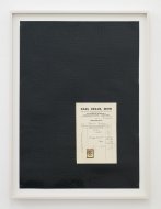Eva Grubinger - Café Nihilism / Karl Kraus, collage, 71.5 cm x 53.4 cm (framed)