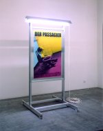 Hans Schabus, Der Passagier, 2000, Installation Shot, Kerstin Engholm Galerie, Wien