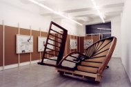 Schacht von Babel, Hans Schabus, Installationshot, Kerstin Engholm Galerie, 2003
