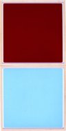 0-256-36/38 Pixel Screen Print, 2004
transparent, synthetic colour, acryl glass, framed (crimson, blue), 100 x 50 cm